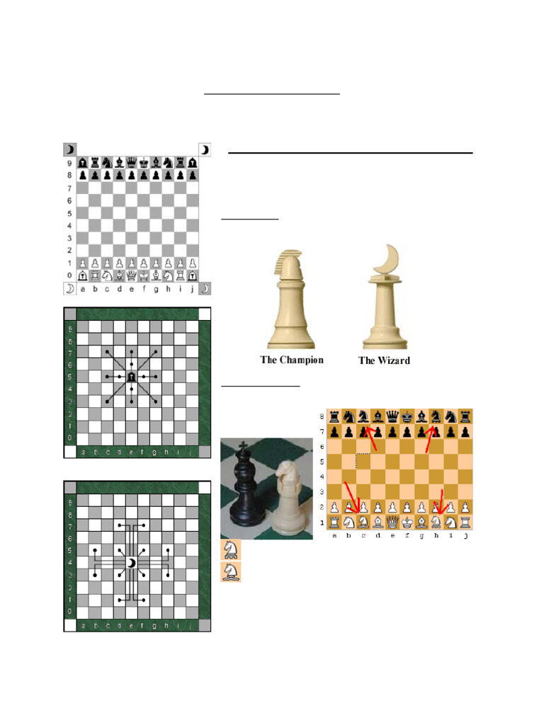 Capablanca and Omega Chess Variants | PDF | Chess | Traditional Board Games