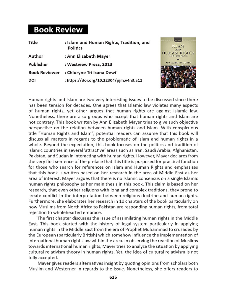 Islam and Human Rights: A Critical Review | PDF | Sharia | Human Rights
