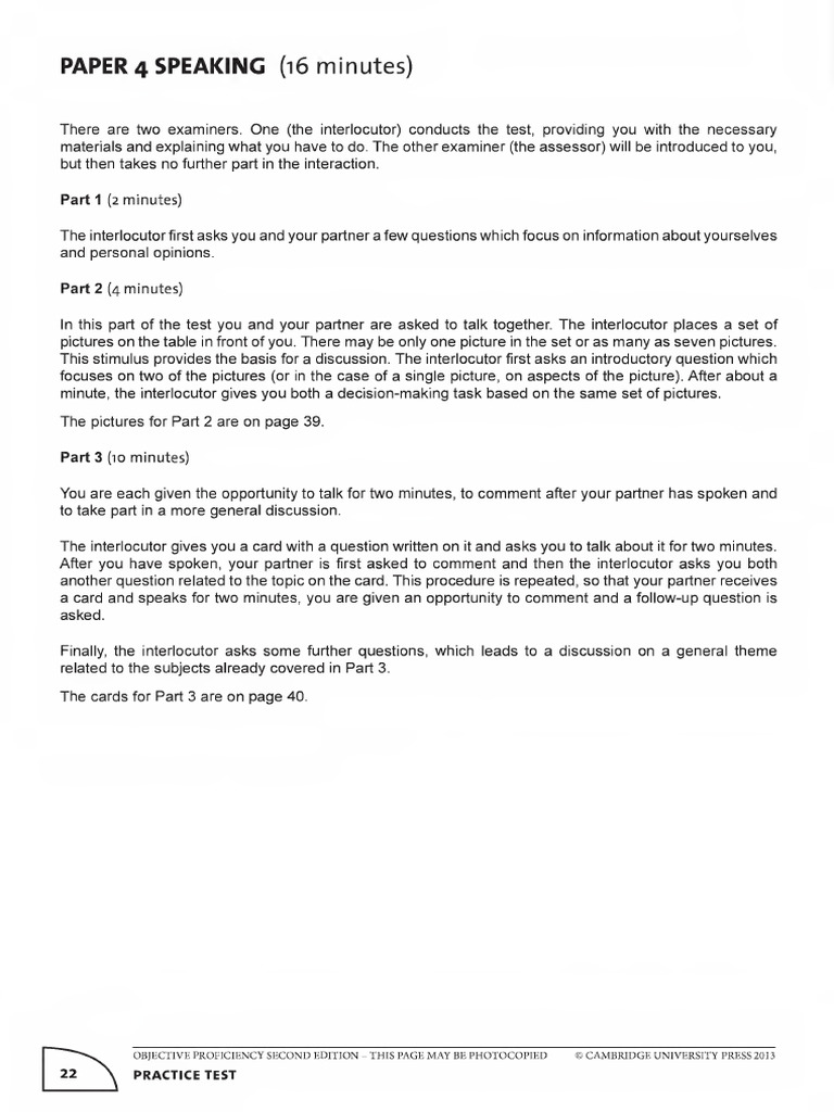 C2 Speaking Exam Structure and Topics | PDF | Human Communication ...