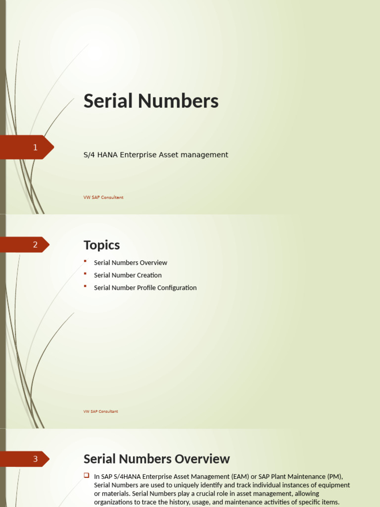 10.+Serial+Numbers | PDF