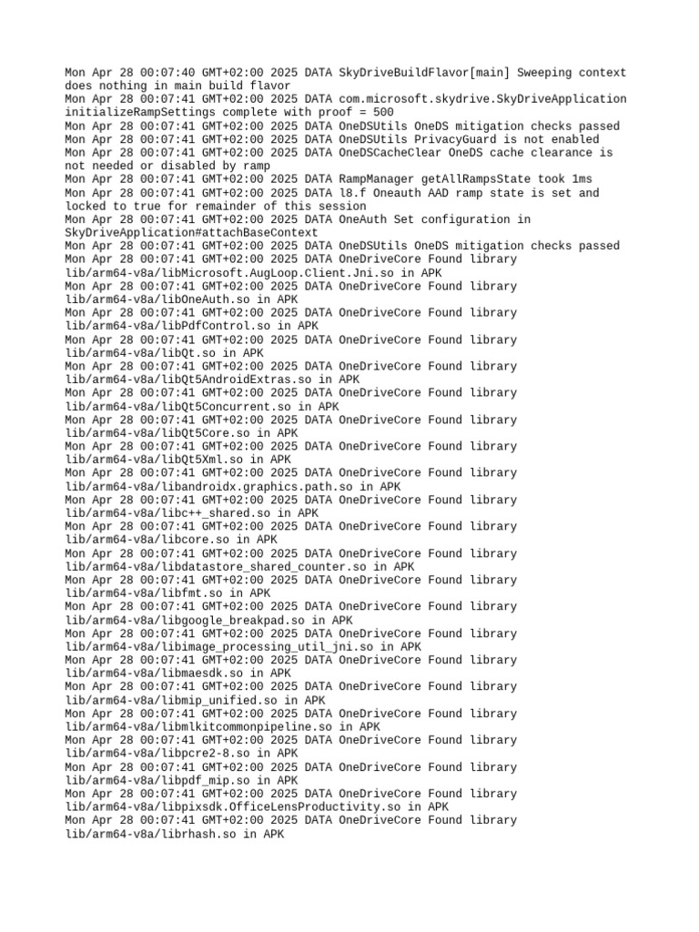 OneDrive Initialization Log Analysis | PDF | Computer File ...