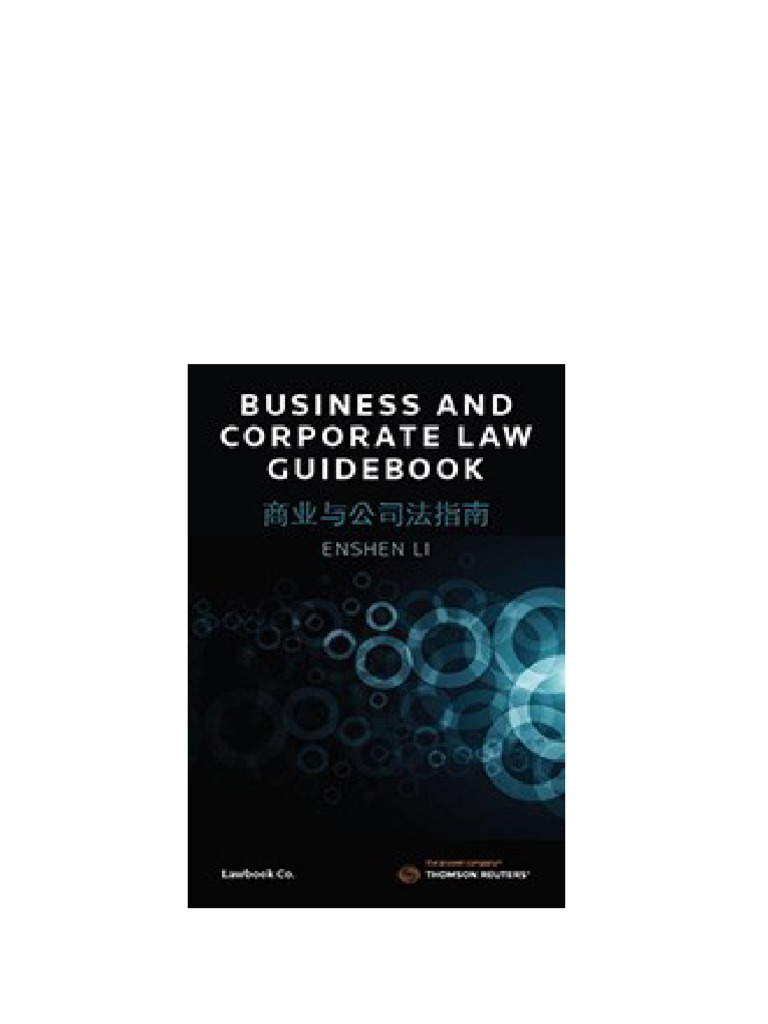 Ebook PDF) Business and Corporate Law Guidebook Download | PDF | Common Law  | Equity (Law)