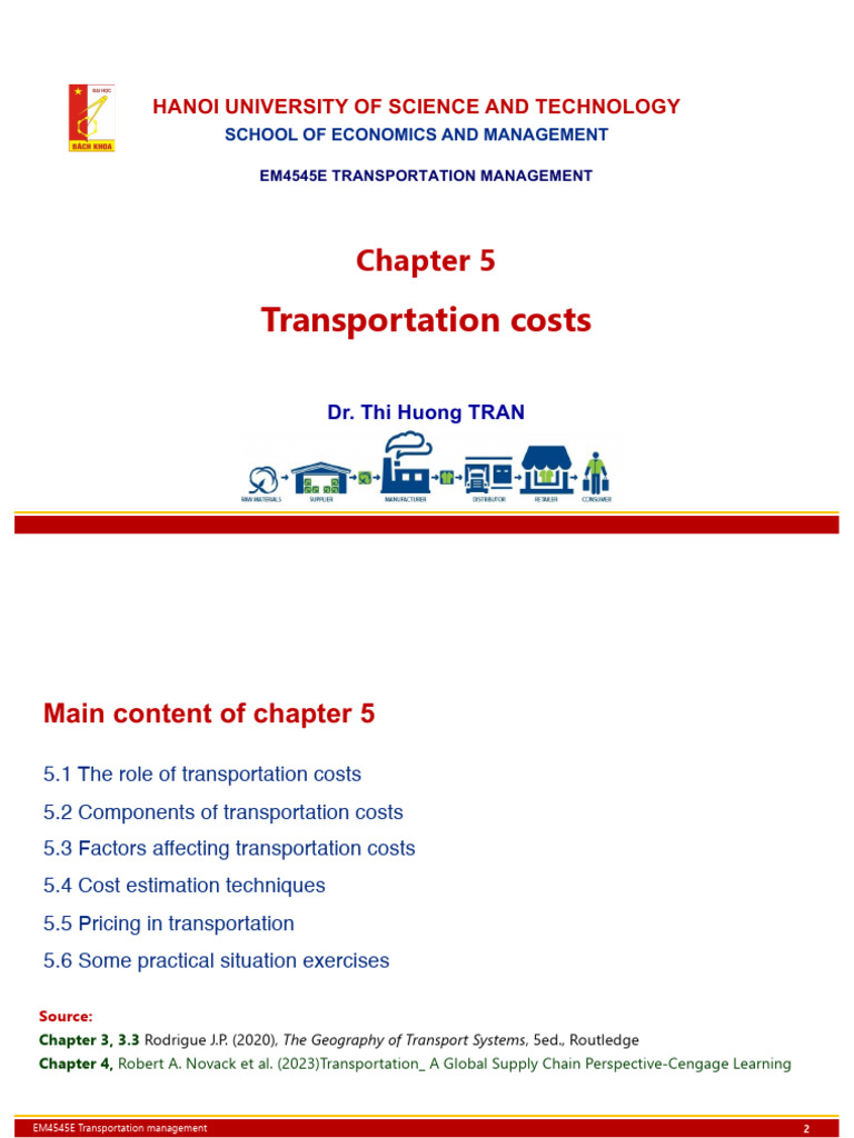 Understanding Transportation Costs in Management | PDF | Cargo | Fuel ...