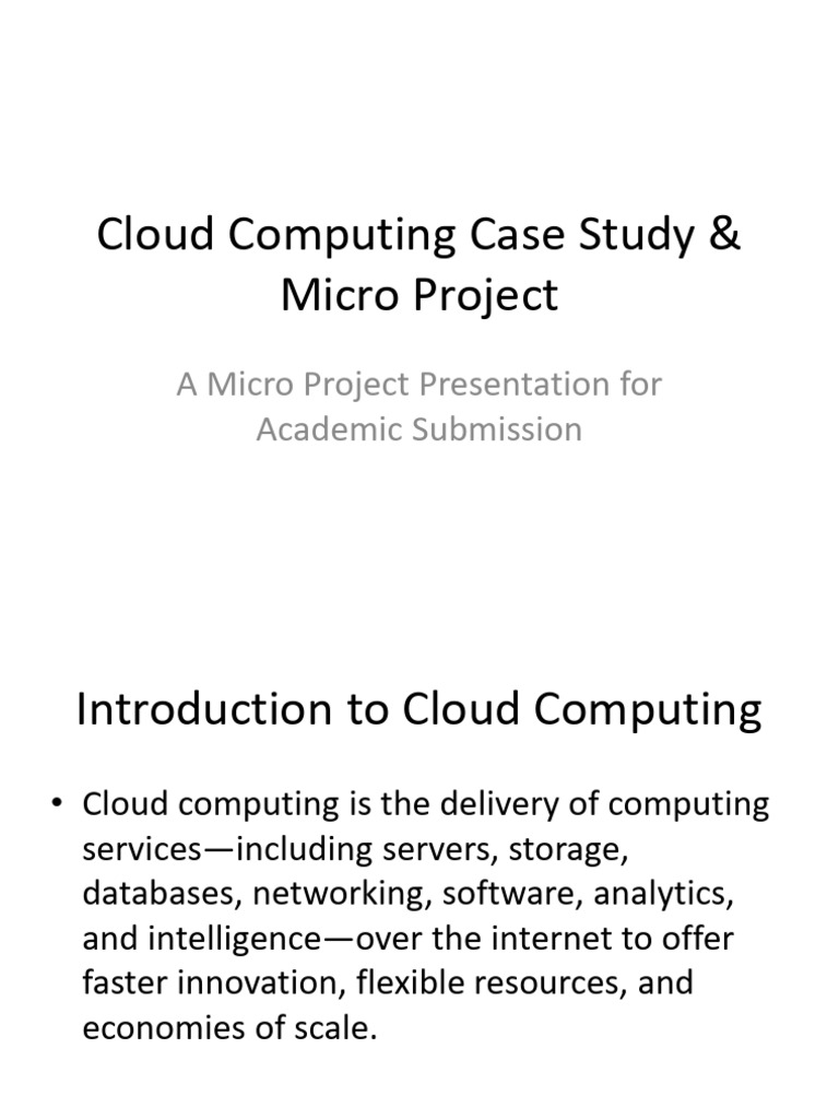 Cloud-Based File Storage System Case Study | PDF