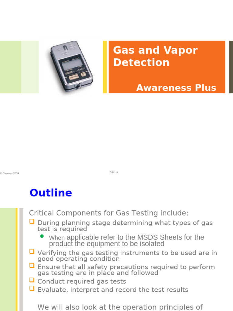 APLevel GM Gas Detection SWP | PDF | Combustion | Chemistry