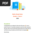 Grade 8 Term 1 Maths Test 2023 | PDF | Mathematics | Arithmetic
