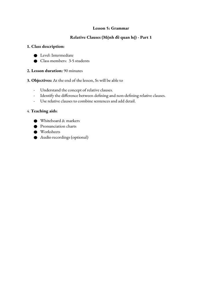 Understanding Relative Clauses: Grammar Guide | PDF | Linguistic ...