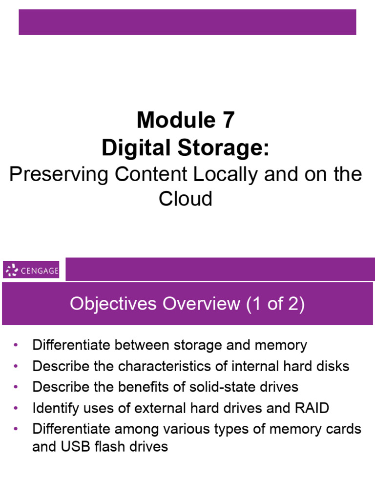 Digital Storage: Local vs. Cloud Solutions | PDF | Hard Disk Drive ...