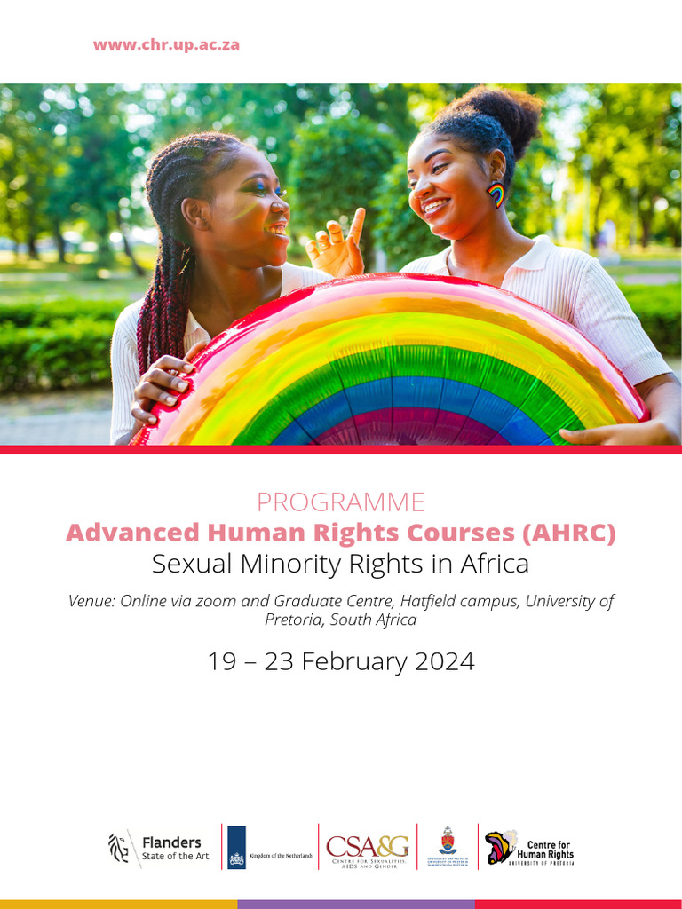 AHRC 2024 - Sexual Minority Rights in Africa - Programme | PDF ...
