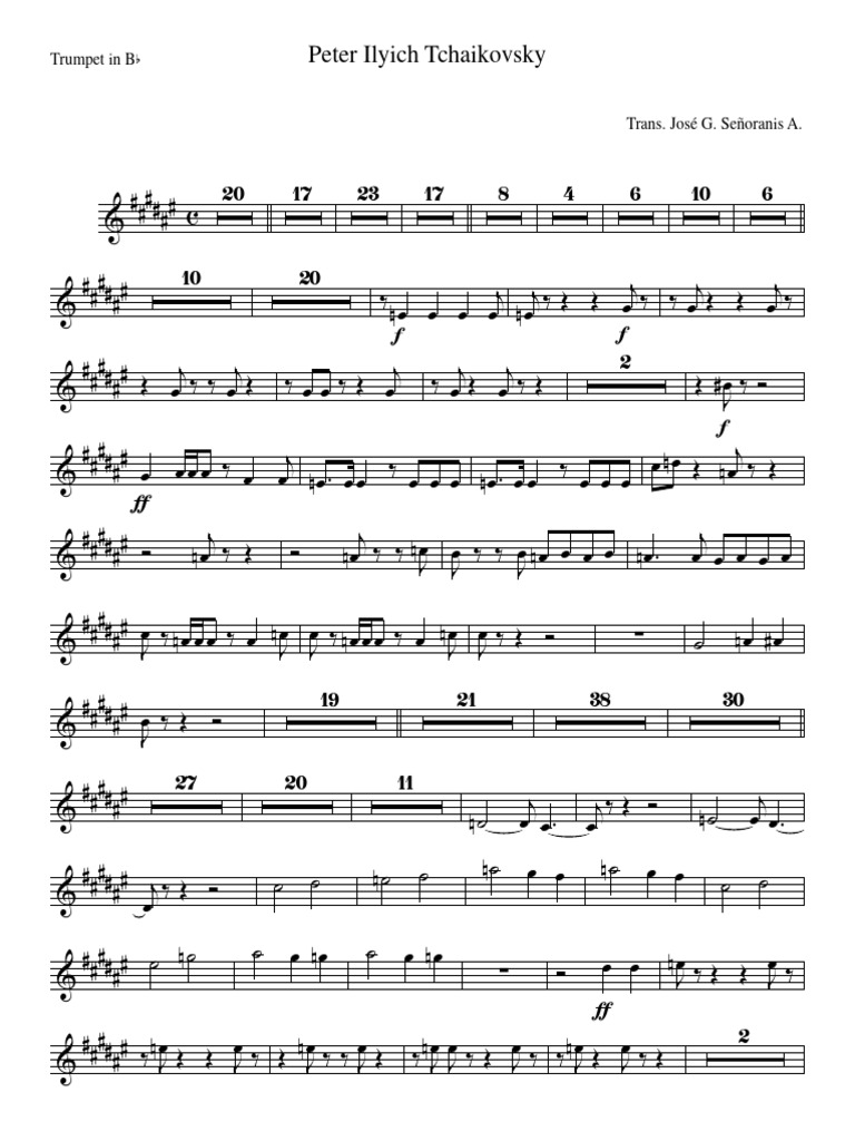 Romeo y Julietax Trumpet in BB - Compress | PDF