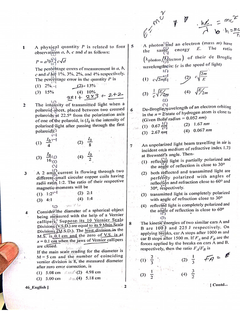 Neet 2025 Physics | PDF
