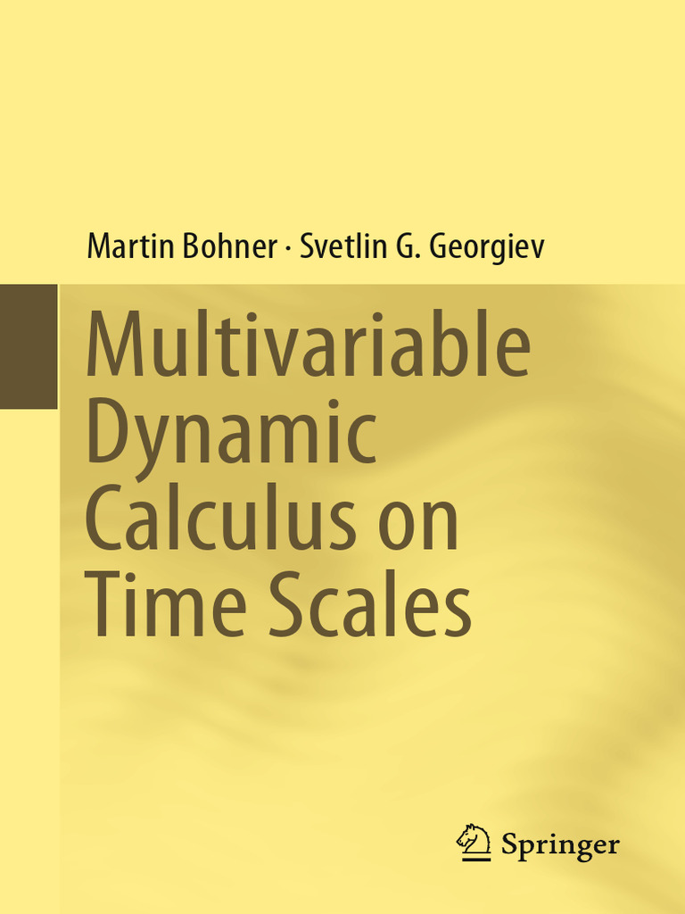 Multivariable Dynamic Calculus Overview | PDF | Integral | Derivative