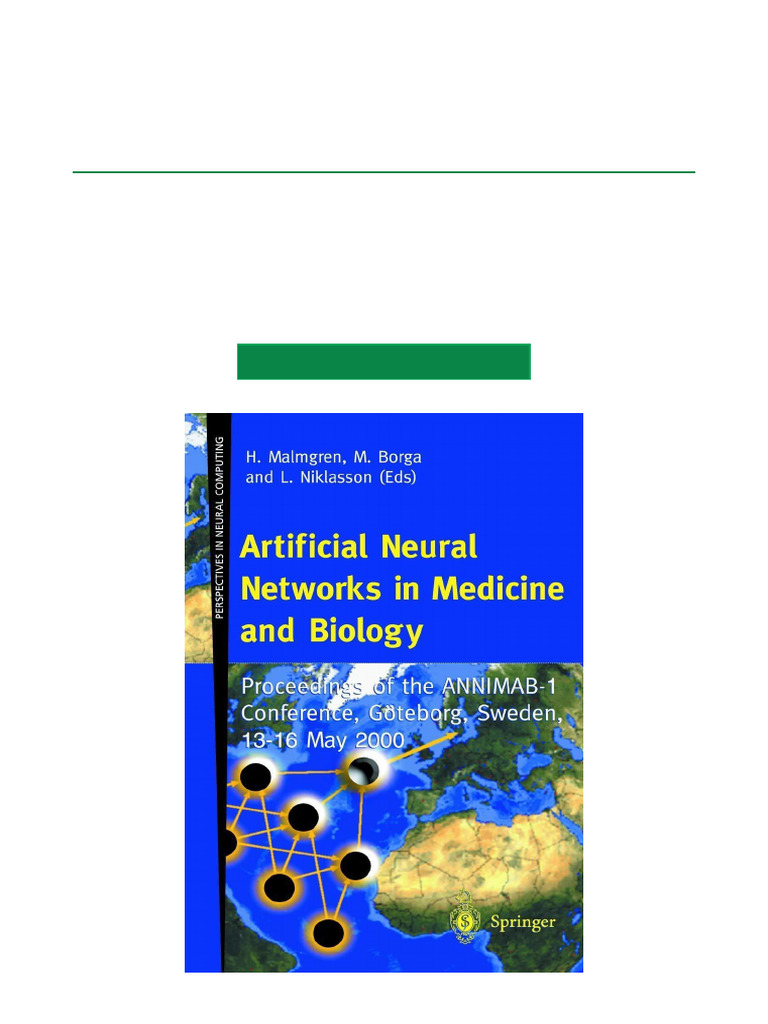 Artificial Neural Networks in Medicine and Biology Proceedings of The ...
