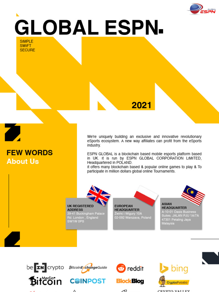 ESPN Presentation - V5.0.2 NEW | PDF | Cryptocurrency | Economies