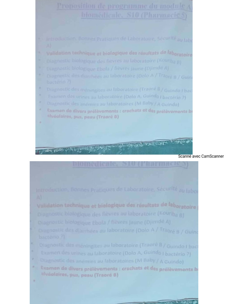 Technique de Validation Cours Scanner | PDF