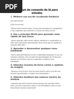 Prompts para Estudo com Chat GPT | PDF