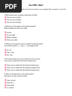 Year 5 Grammar Test Paper | PDF | Adverb | Verb