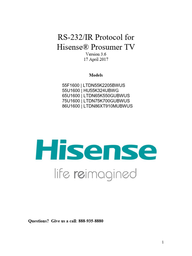 Hisense TV IR Codes Guide | PDF | Electrical Engineering ...