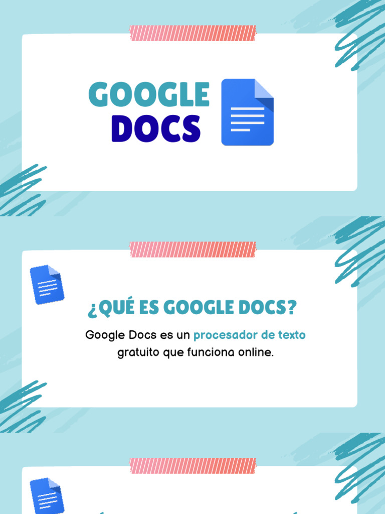 Qué es Google Docs y sus funciones | PDF
