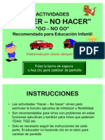 Actividades Hacer No Hacer Infantil