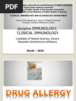 Sulfa Drug Allergy Management Guide | PDF | Allergy | Clinical Medicine