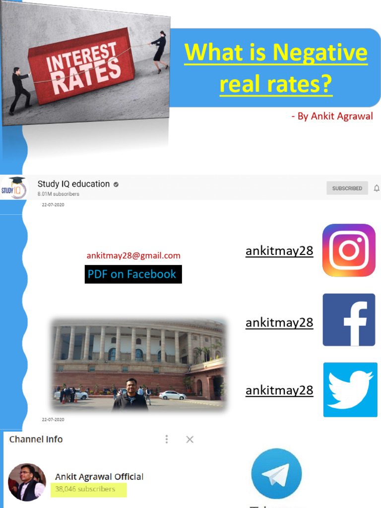 Understanding Negative Real Rates | PDF | Interest Rates | Inflation