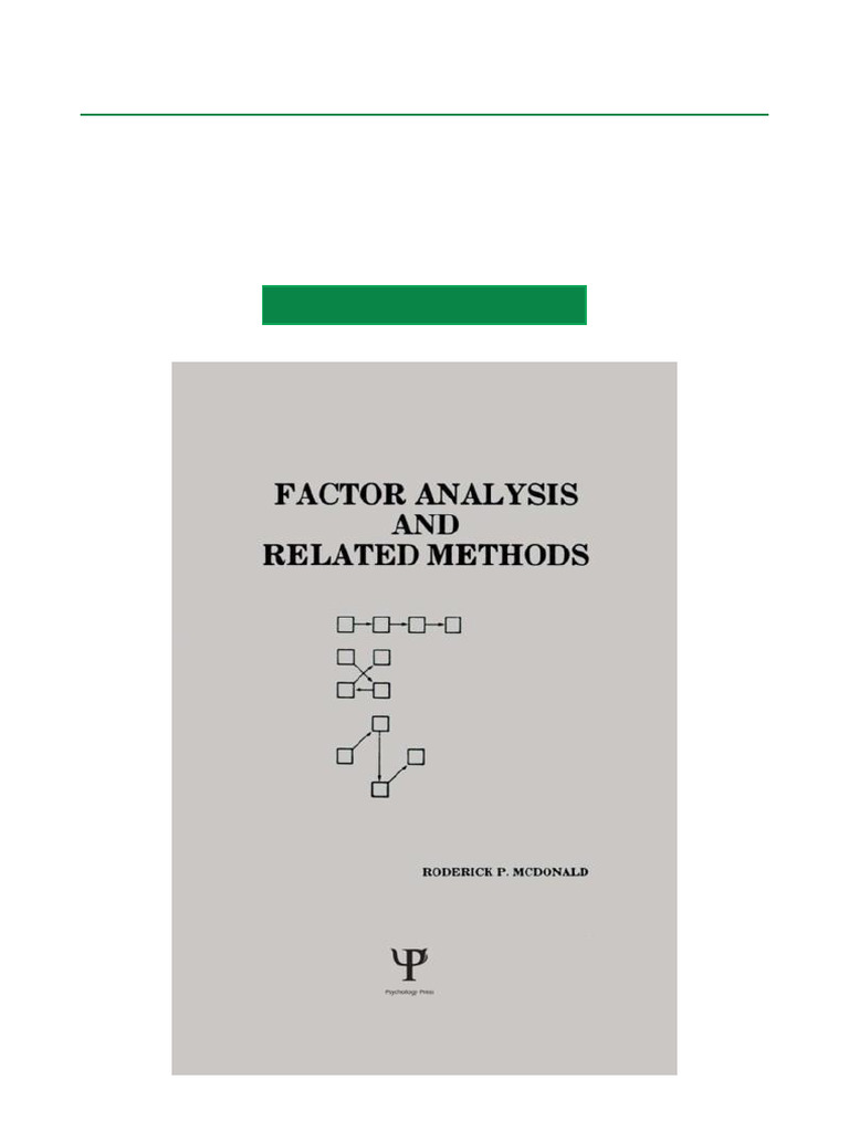 Factor Analysis Methods Overview | PDF | Statistics | Factor Analysis