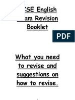 GCSE English Exam Revision Booklet