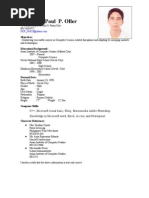 Cv Sample In Nigeria Pdf Cognition Learning