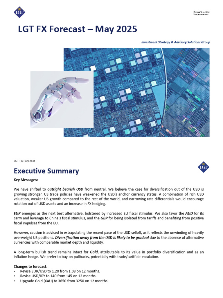 LGT - FX - Forecast - 7 May 2025 | PDF | Foreign Exchange Market | Euro