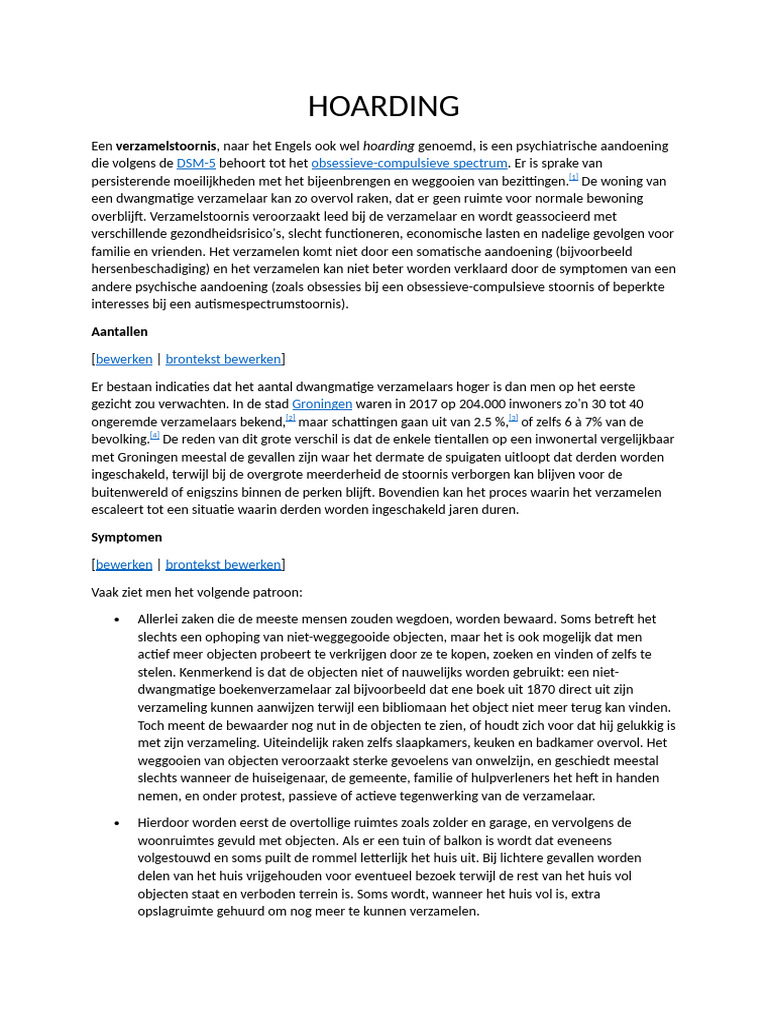 HOARDING | PDF