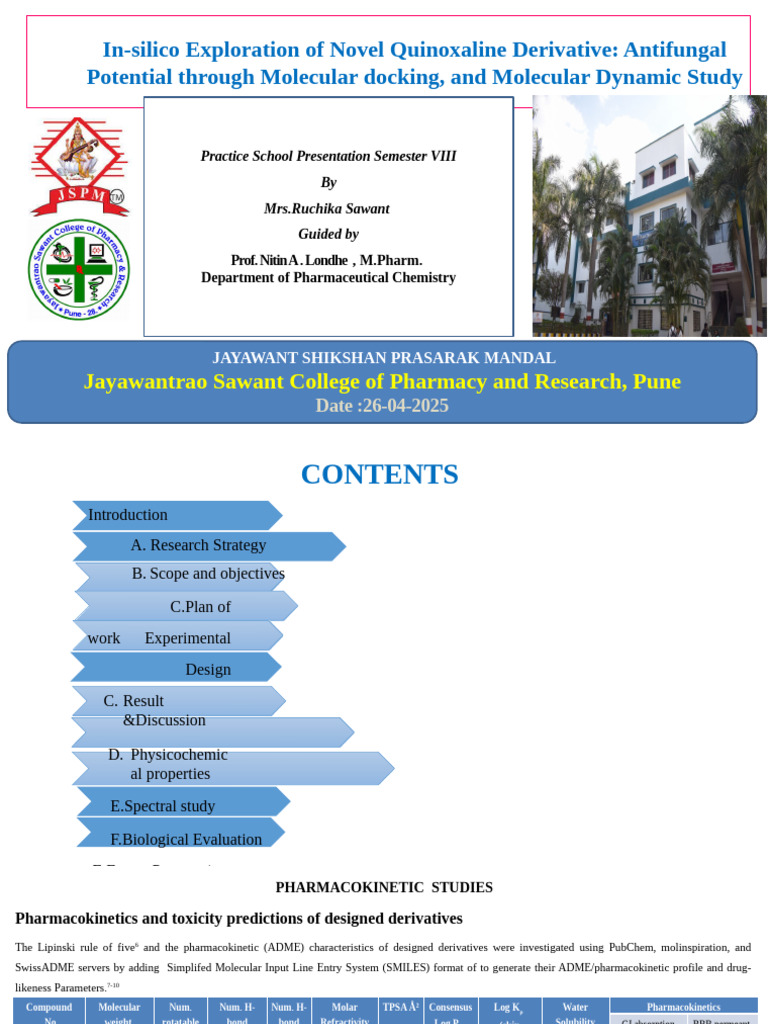 Antifungal Quinoxaline Derivative Study | PDF | Docking (Molecular ...