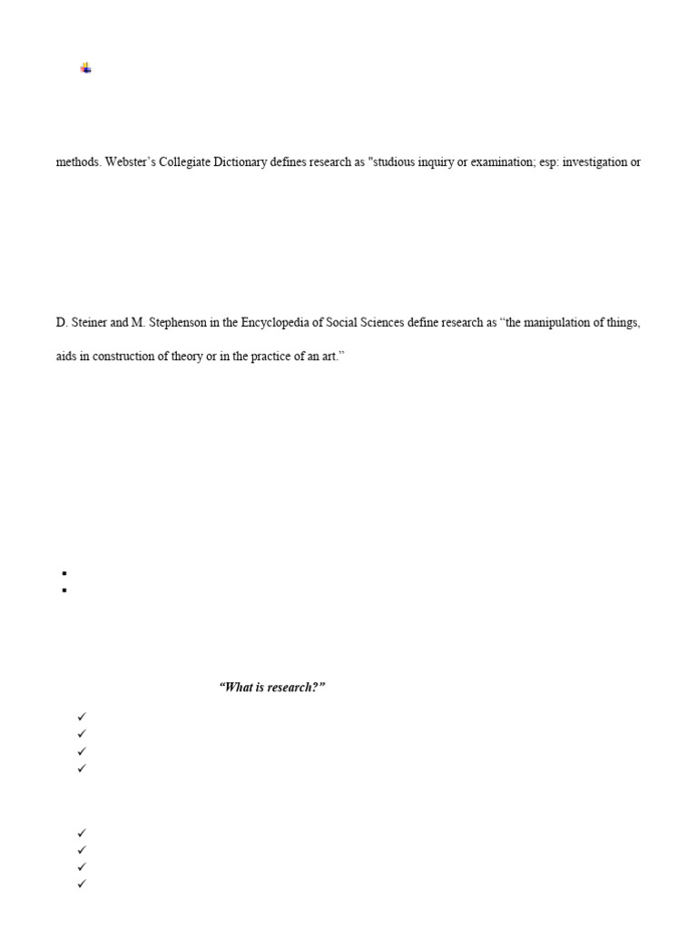 Research Methods in Computer Science Note Cha1 2 3 4 | PDF ...