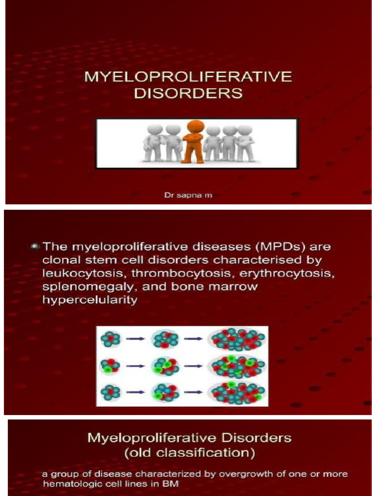 Myeloproliferative Disorders | PDF
