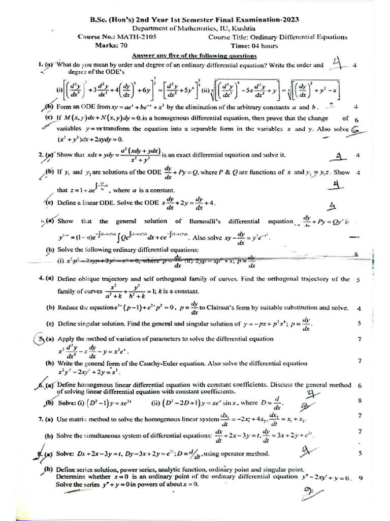 ODE | PDF
