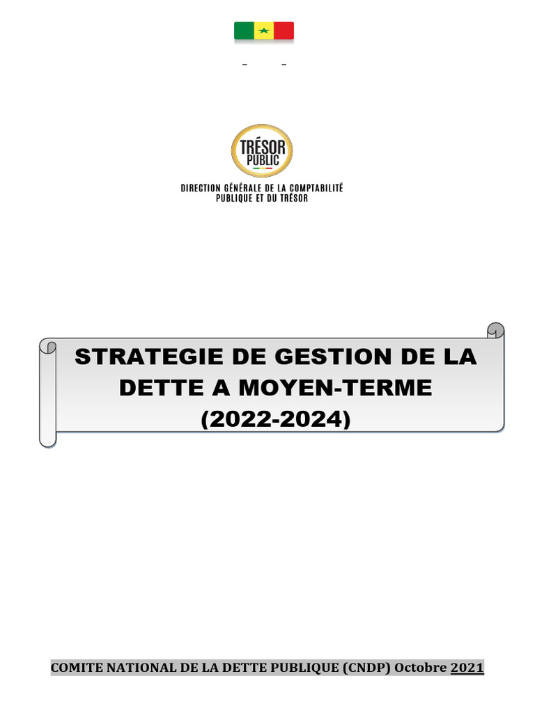 Stratégie de Gestion de la Dette 2022-2024 | PDF | Dette publique | Dettes