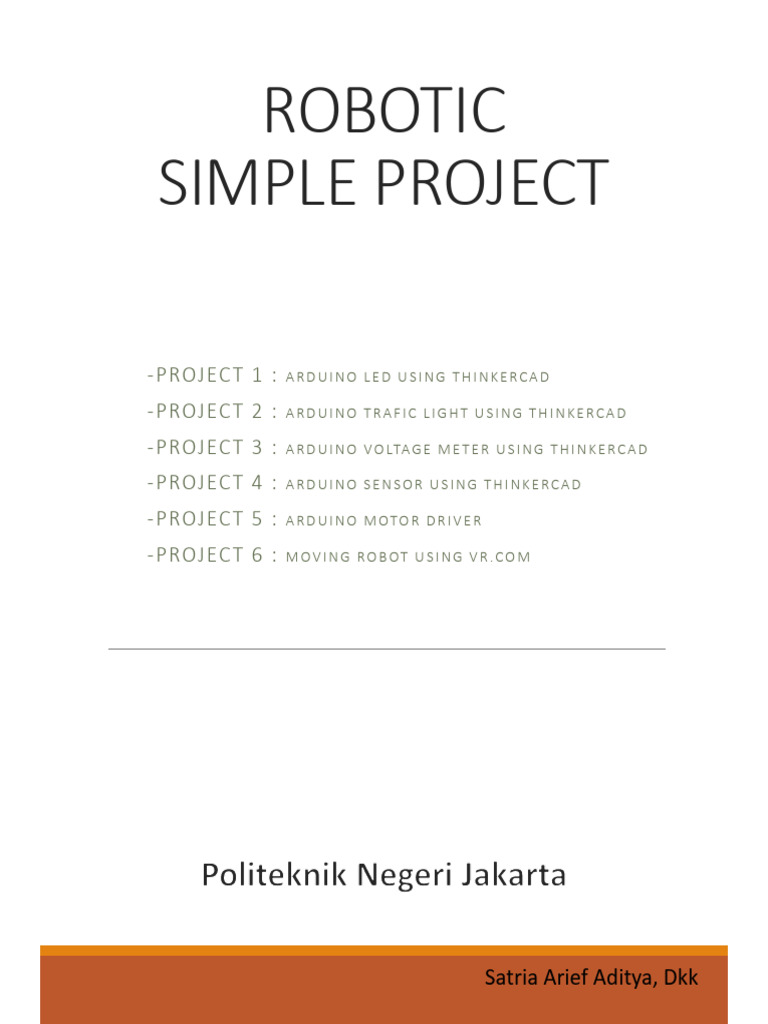 Proyek Arduino dengan Tinkercad | PDF