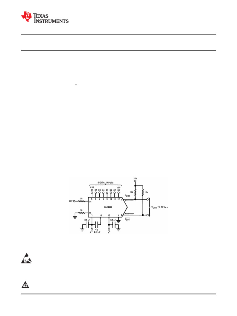 Dac 0800 | PDF | Electronics | Electronic Engineering