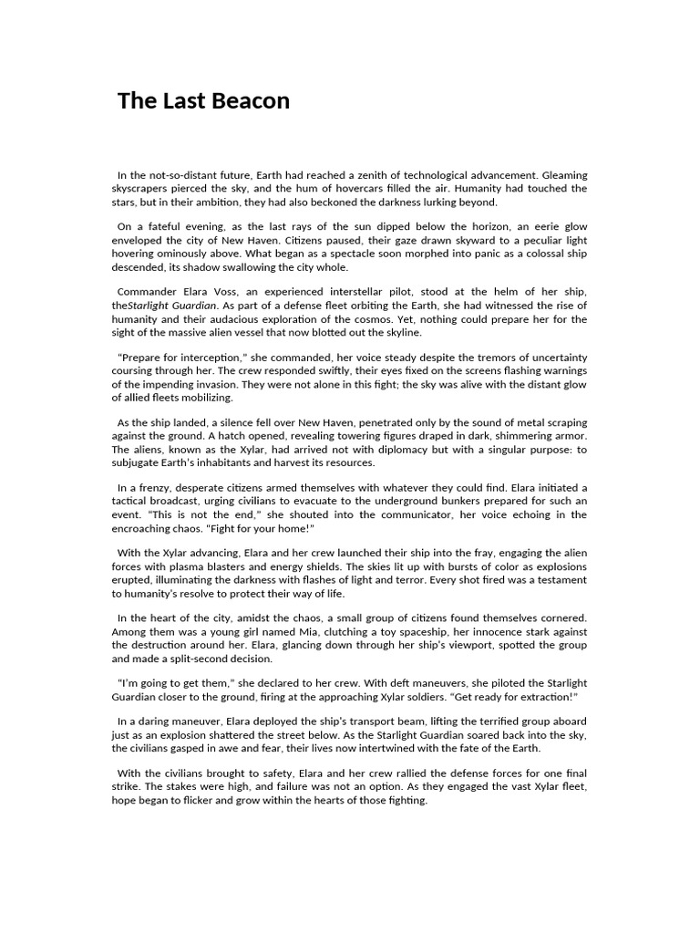 The Last Beacon | PDF