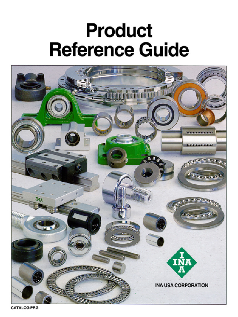 INA Thrust Bearings Overview Guide | PDF | Bearing (Mechanical ...