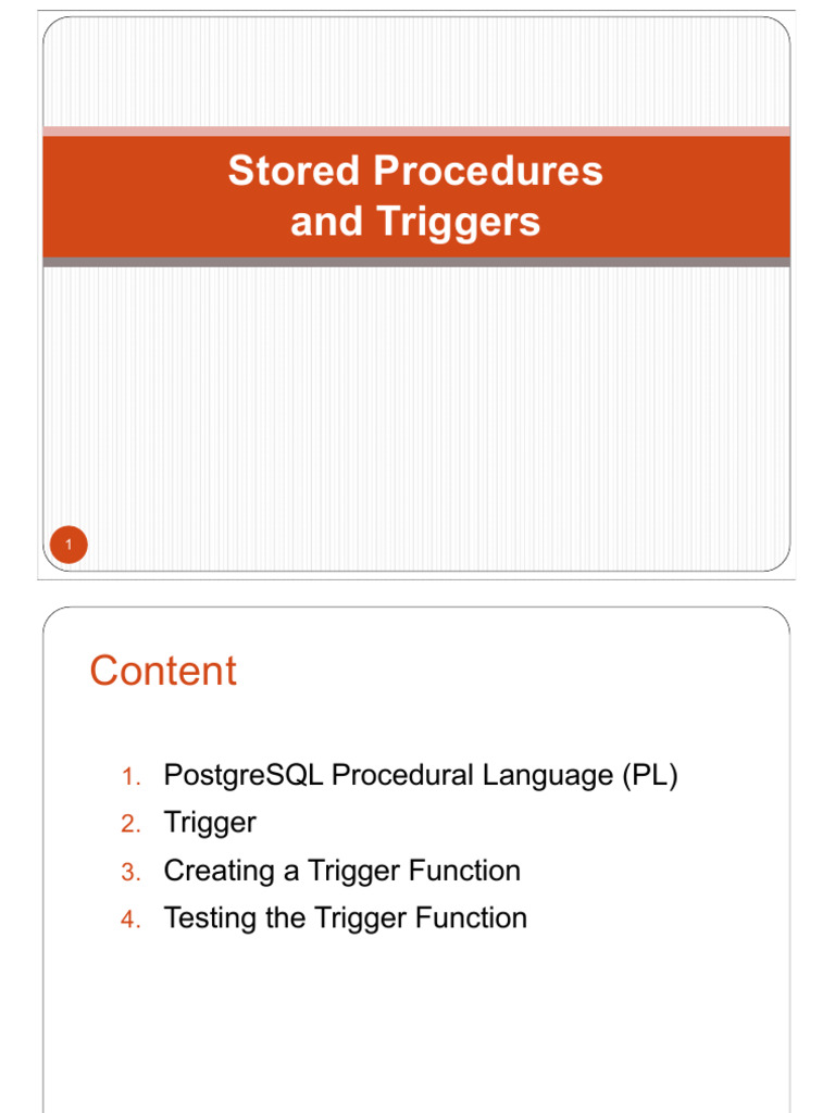 PostgreSQL Triggers and Functions Guide | PDF | Postgre Sql | Data ...