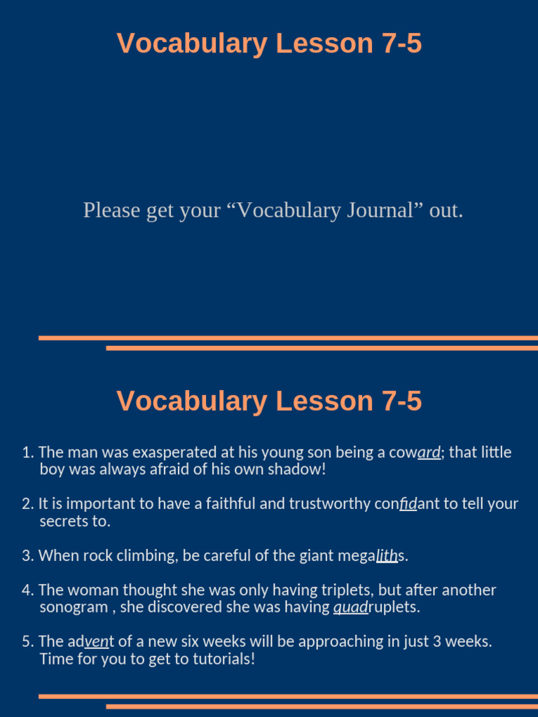 Vocabulary+7 5 | PDF
