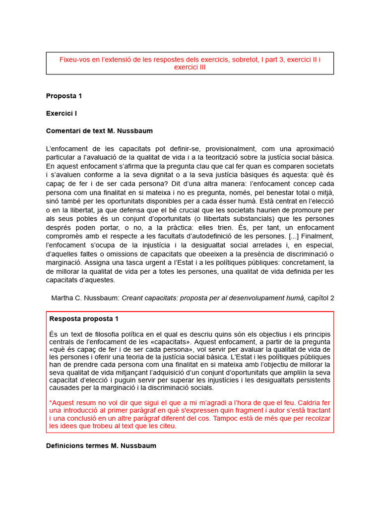 Model Examen M. Nussbaum | PDF