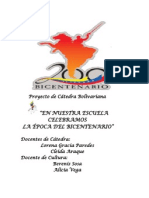 Proyecto de Ruta bicentenaria 2011-2012