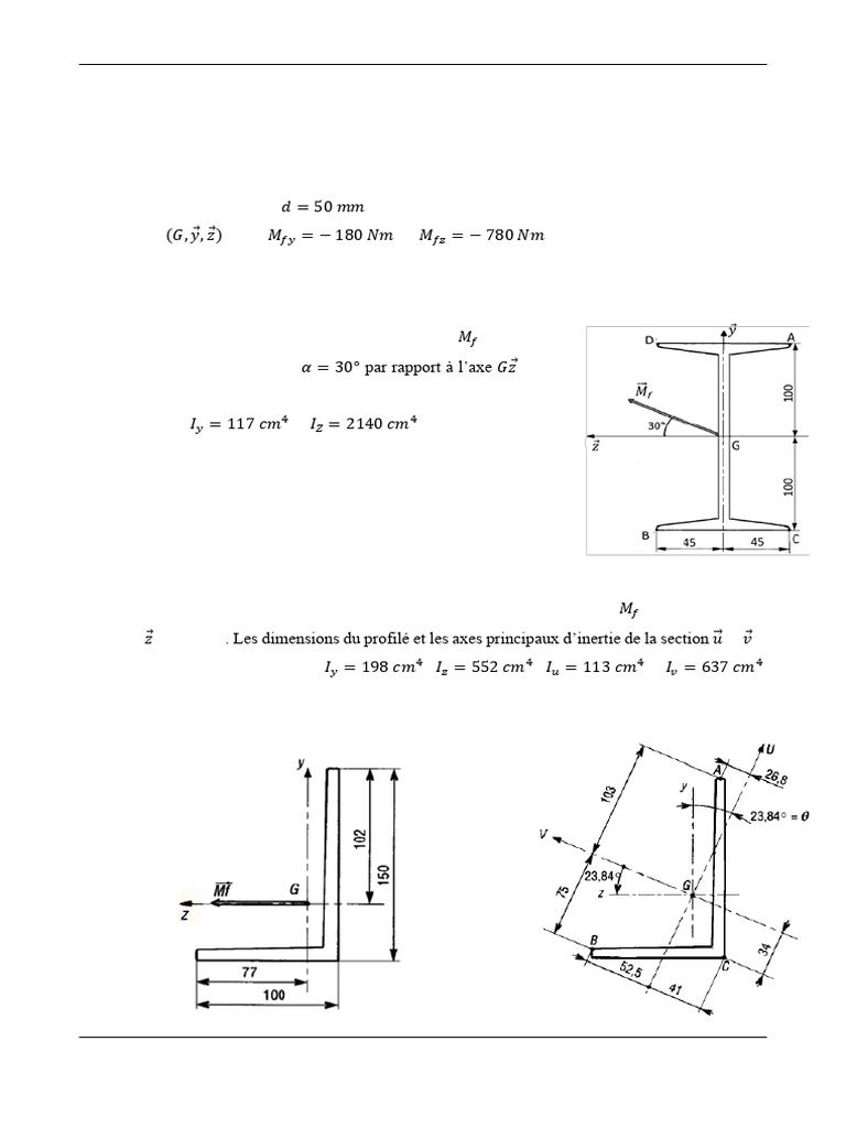 Calcul des Structures : Flexion et Flambage | PDF | Flexion (matériau ...