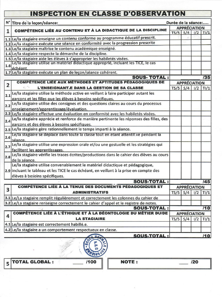 GRILLES D'INSPECTION CAP-PC 2 (ALL-ESP-MATH-TICE) | PDF