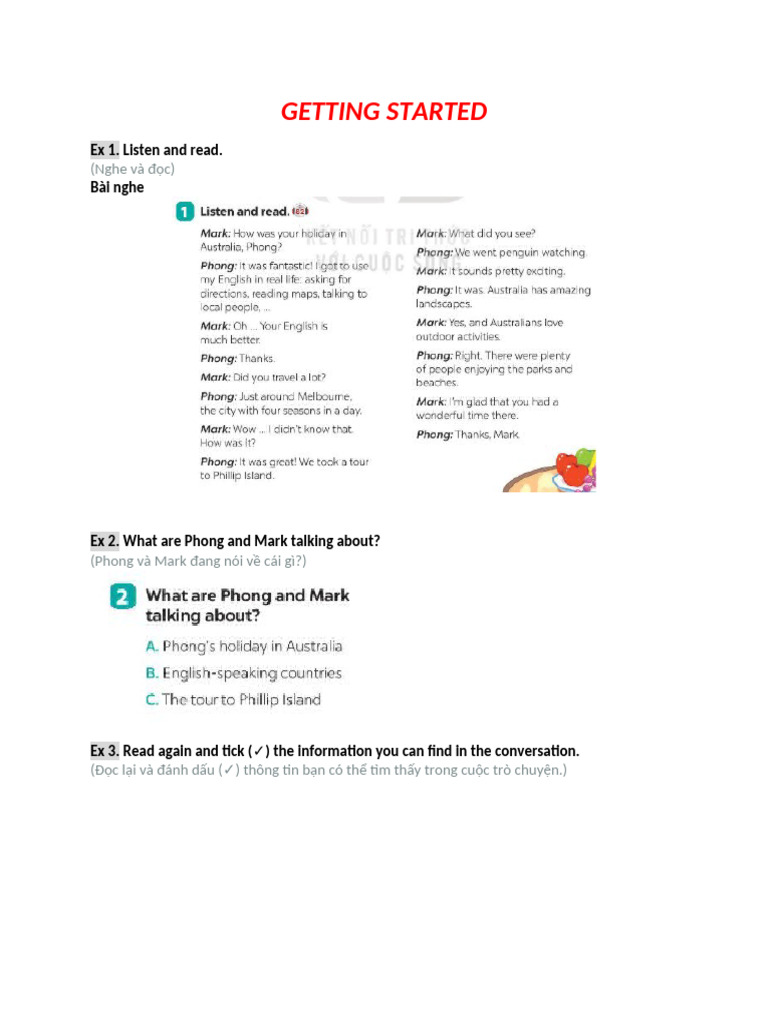 Getting Started | PDF