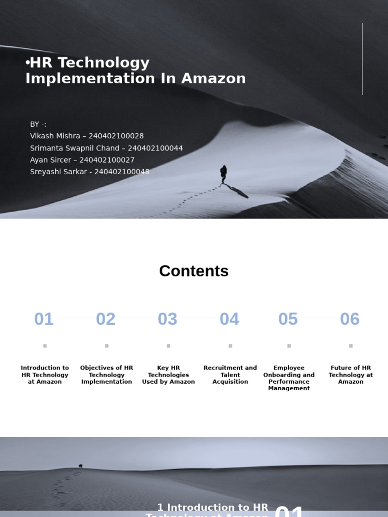 HR Technology Implementation at Amazon | PDF | Human Resources ...