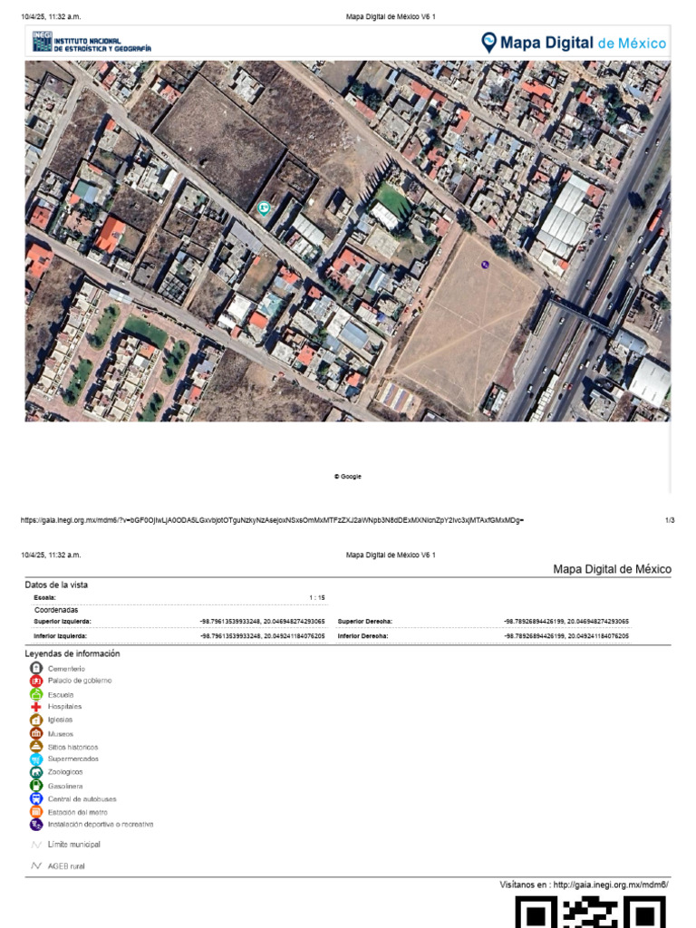 Mapa Digital de México V6.1 | PDF