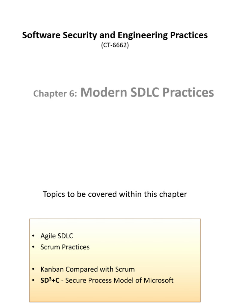 CT 6662 Chapter 6 Class | PDF | Scrum (Software Development) | Software ...